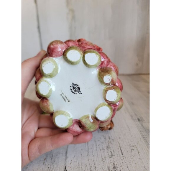 Fitz Floyd grape cluster creamer pitcher vintage xmas fruit - Picture 6 of 6